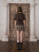 Cape Blazer Two-Piece Set
