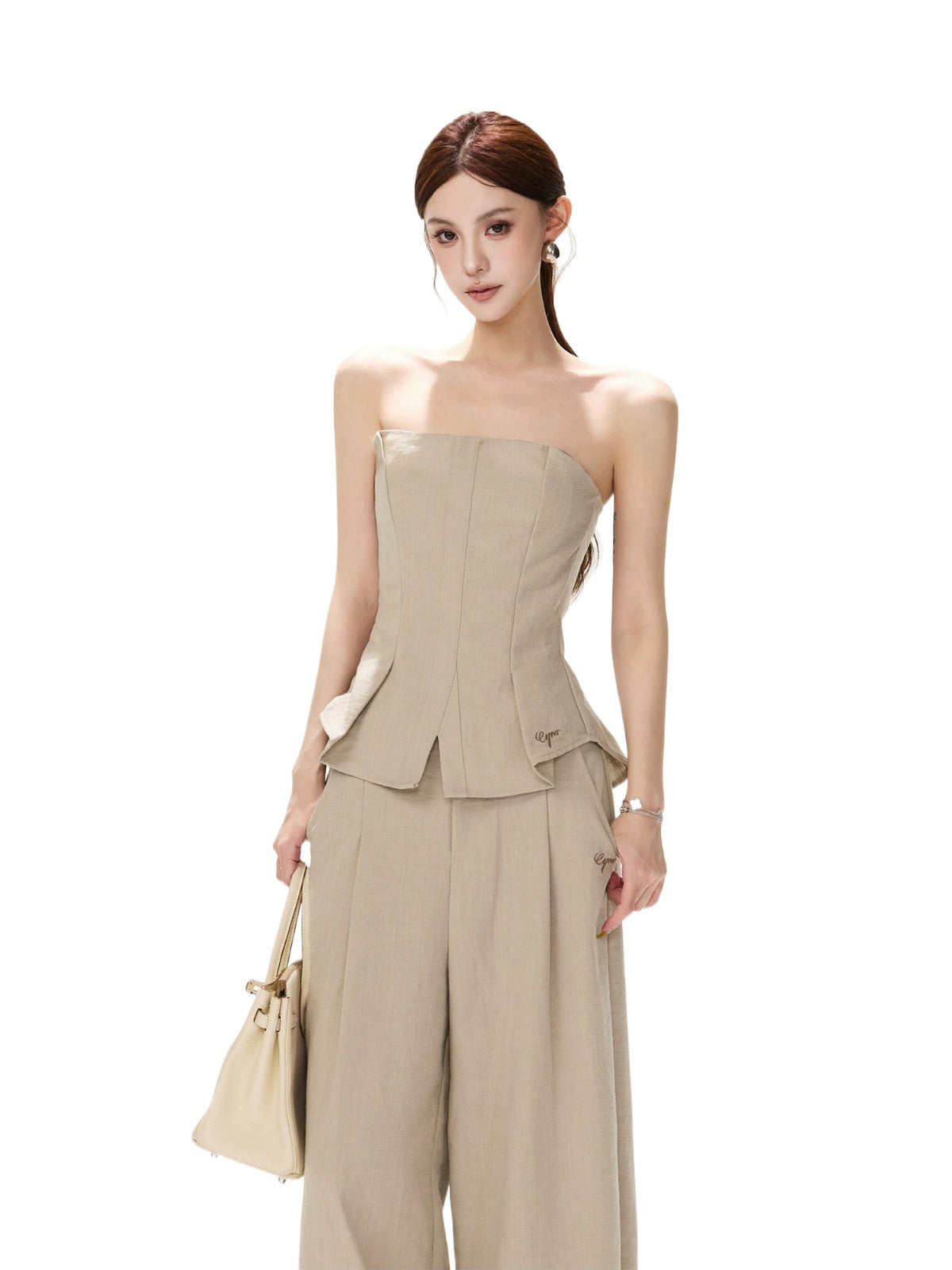 Linen Pleated Set