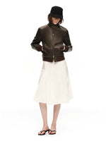 Matte PU Biker Jacket