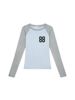 Rhinestone Raglan Top