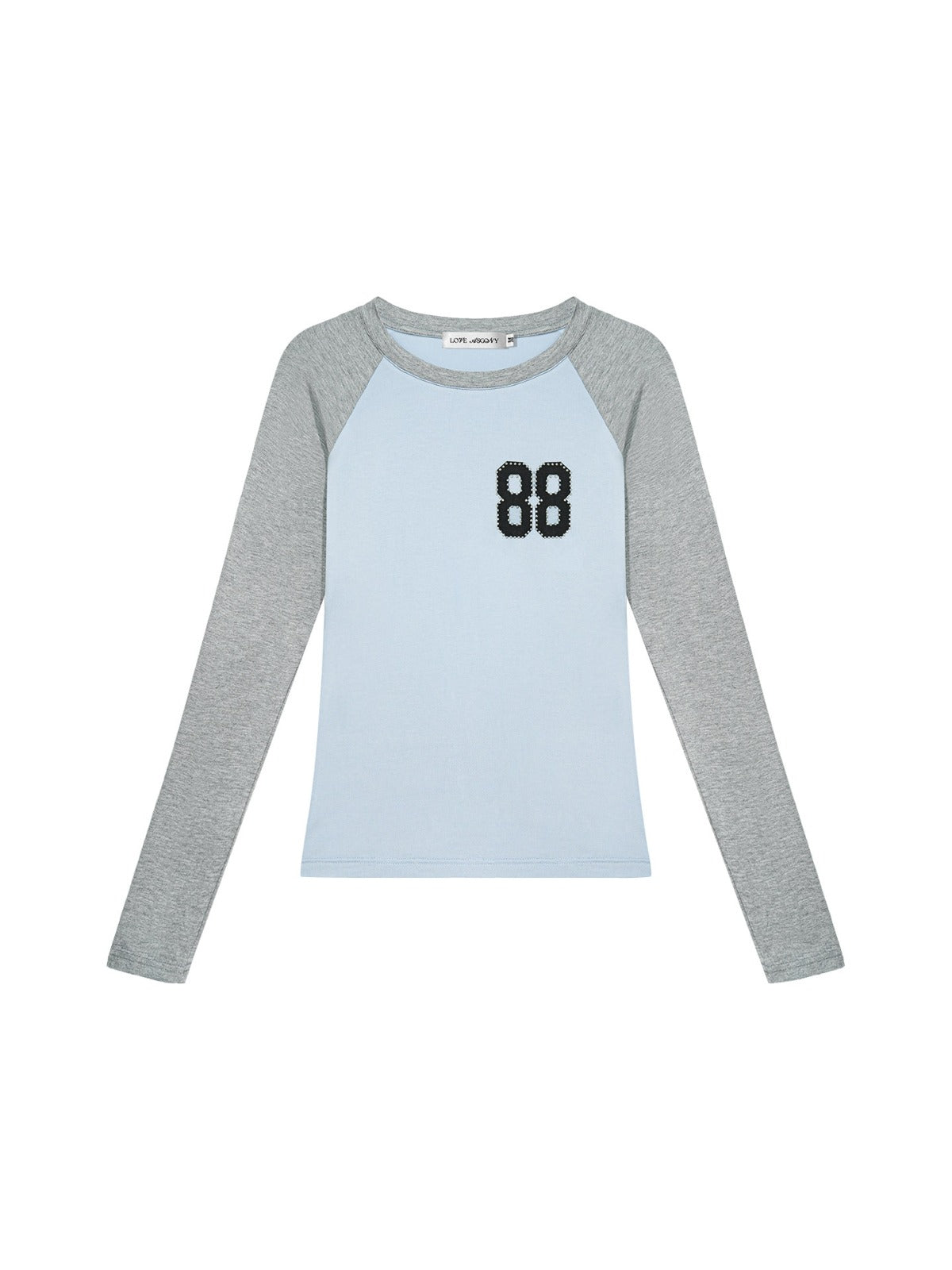Rhinestone Raglan Top