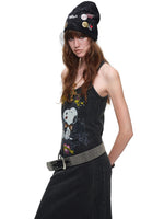 Snoopy Printed Tank Dress