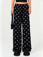 All-Over Print Tie-Dye Sports Paratrooper Pants