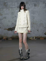 Butterfly Knight Graphic Lace Skort