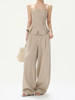 Linen Pleated Set