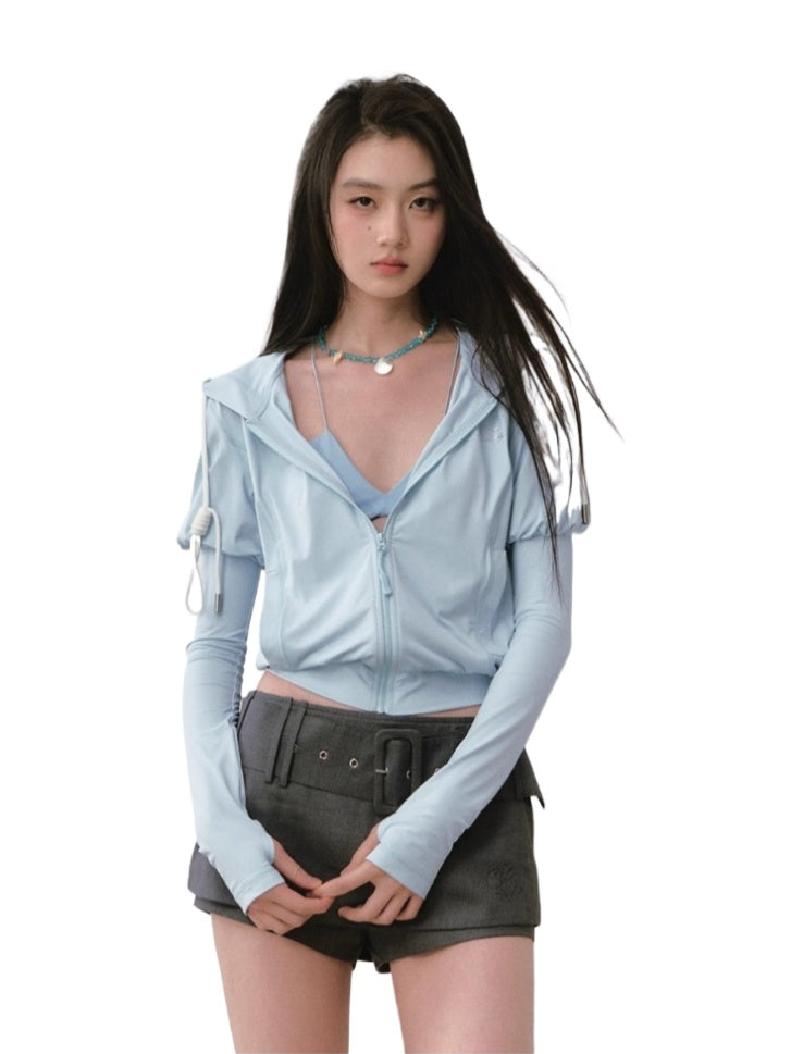 Water-drill Slim UPF50+ Sunscreen Shirt