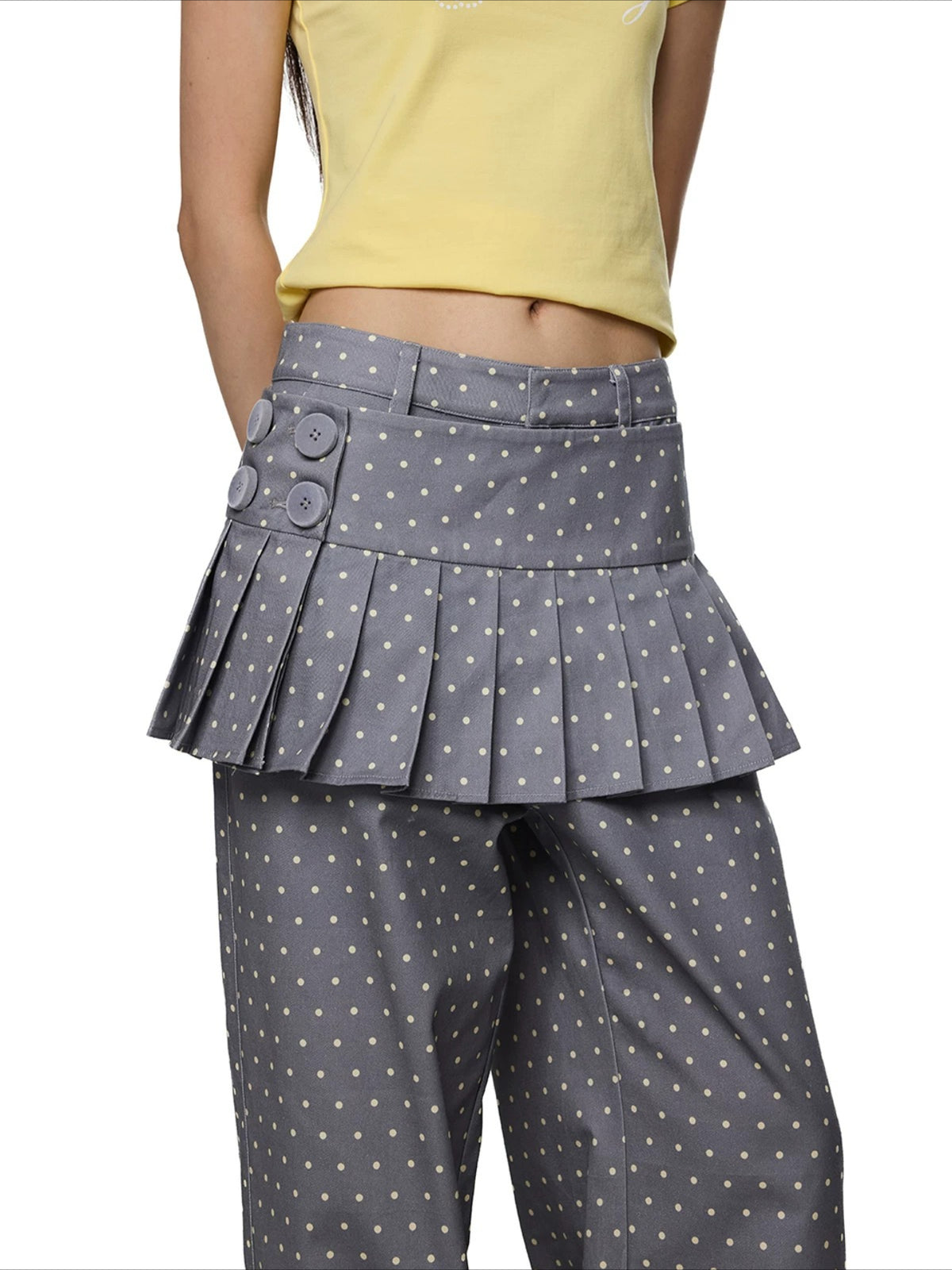 Detachable Polka Dot Pants