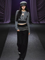 Embellished Knit Cardigan & Camisole Set