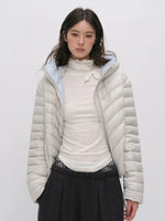 Quilted Hooded Light Down