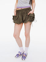 Miu Style Drawstring Bloomers Shorts