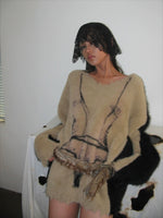 Gradient Faux Fur Belt