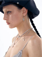 Geometric Cross Earrings