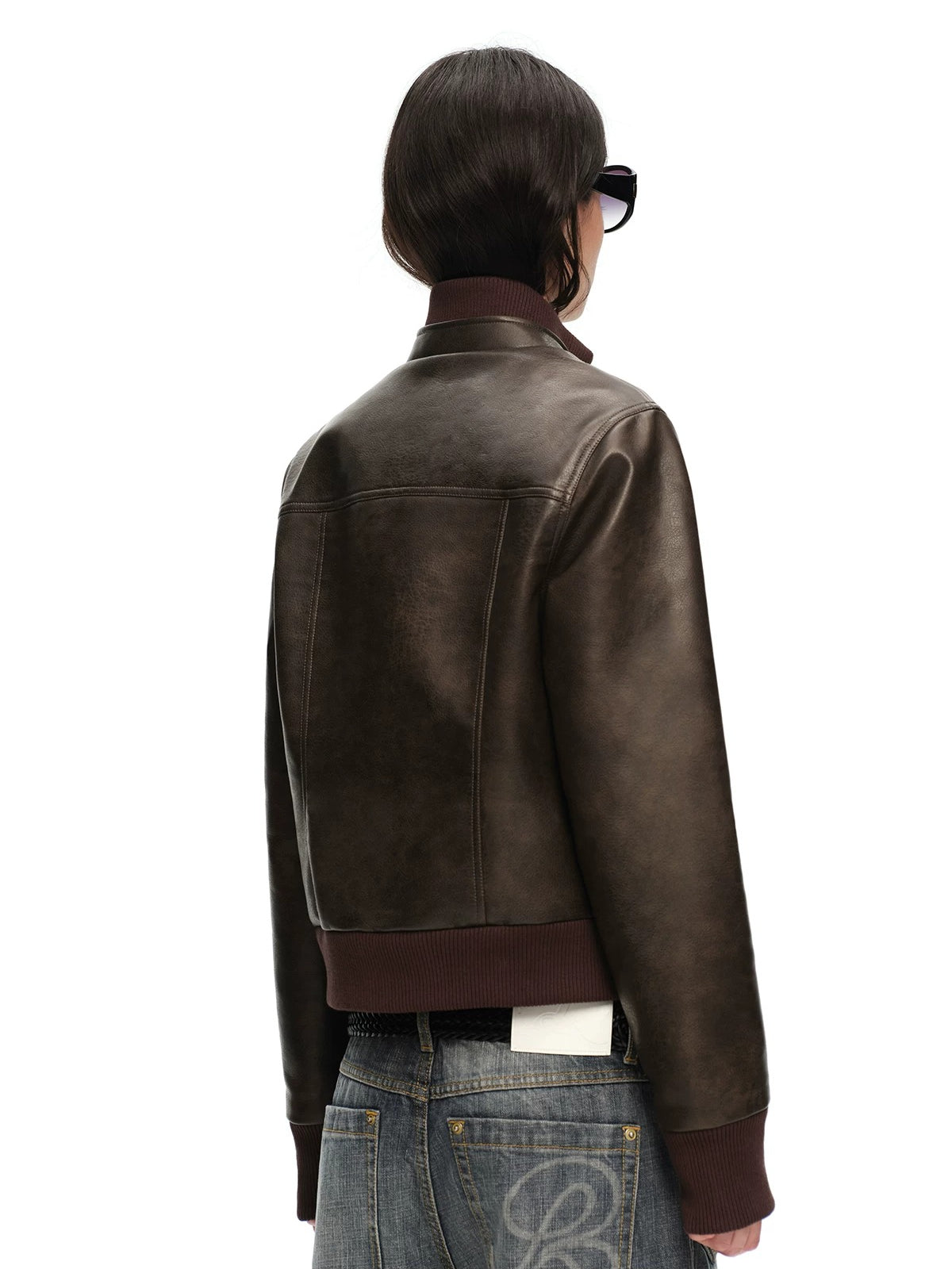 Matte PU Biker Jacket