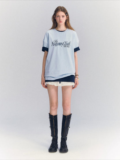 Embroidered Letter Tee