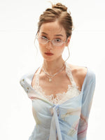 Bow Tie Long Sleeve Top