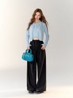 Butterfly Knot Soft Wool Sweater & Vest Set