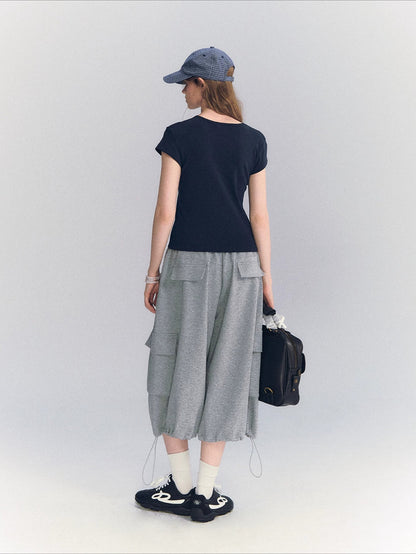 Cargo Wide Leg Pants