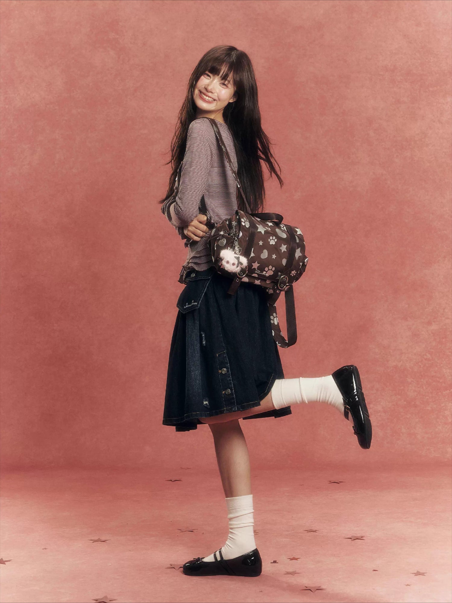 Star Paw Foil Flap Backpack