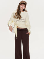 Cotton Straight Pants