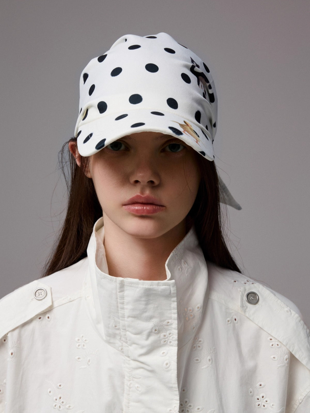 Polka Dot Animal Print Baseball Cap