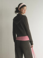 Cropped Zip Hoodie