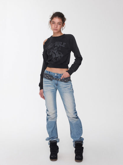 Suede Utility Waist Belt Bag