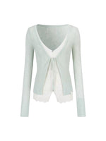 Lace Layered Cardigan