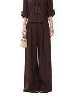 Vintage Wide Leg Linen Pants