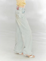 Washed Gray Straight Jeans