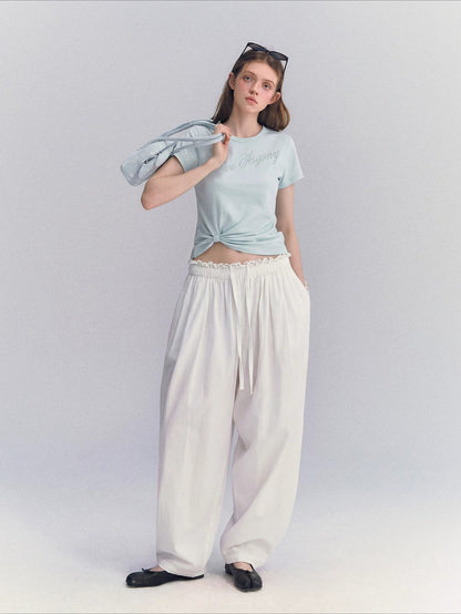 Lace Balloon Pants