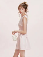 Satin Bow Dress
