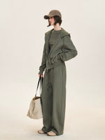 Fleece Hooded Three Piece Set