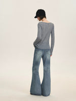Vintage Washed Low Rise Jeans