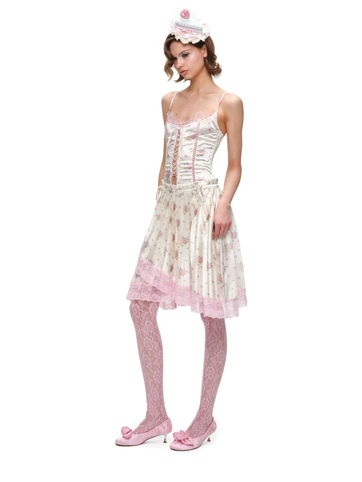 Satin Lace Corset