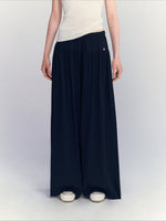 Linen Blend Wide Pants
