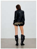 Asymmetric PU Moto Jacket