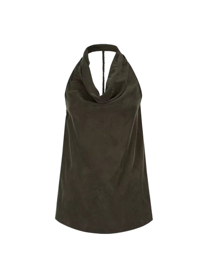 Draped Halter Top