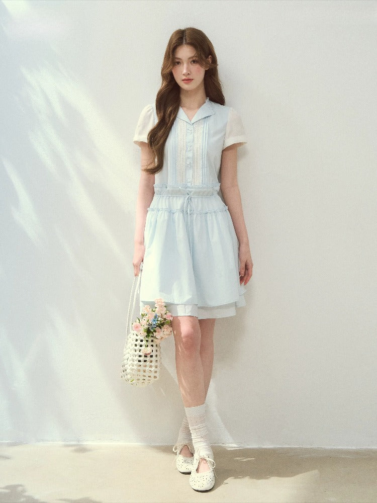 “Sea Breeze Holiday” Lyocell Shirt Dress