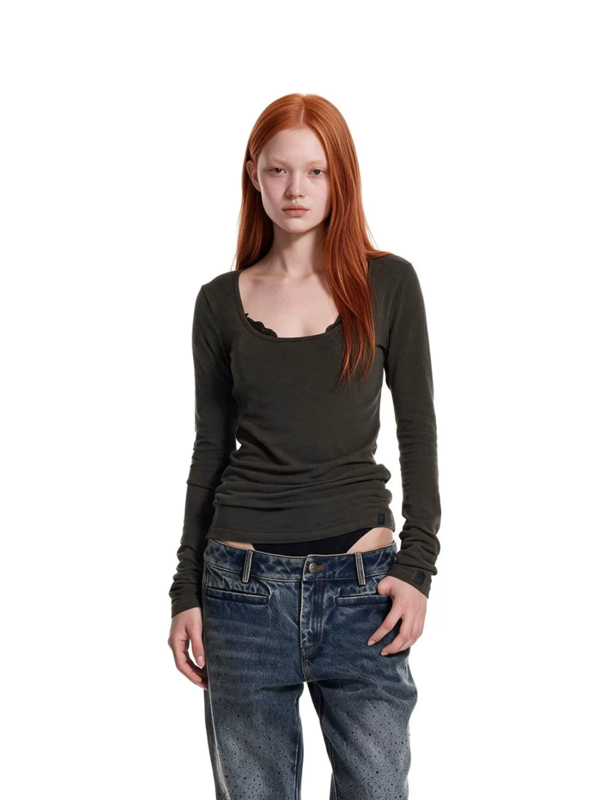Deconstructed Layered Knit Top