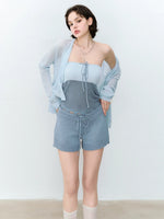 Openwork Knit Set