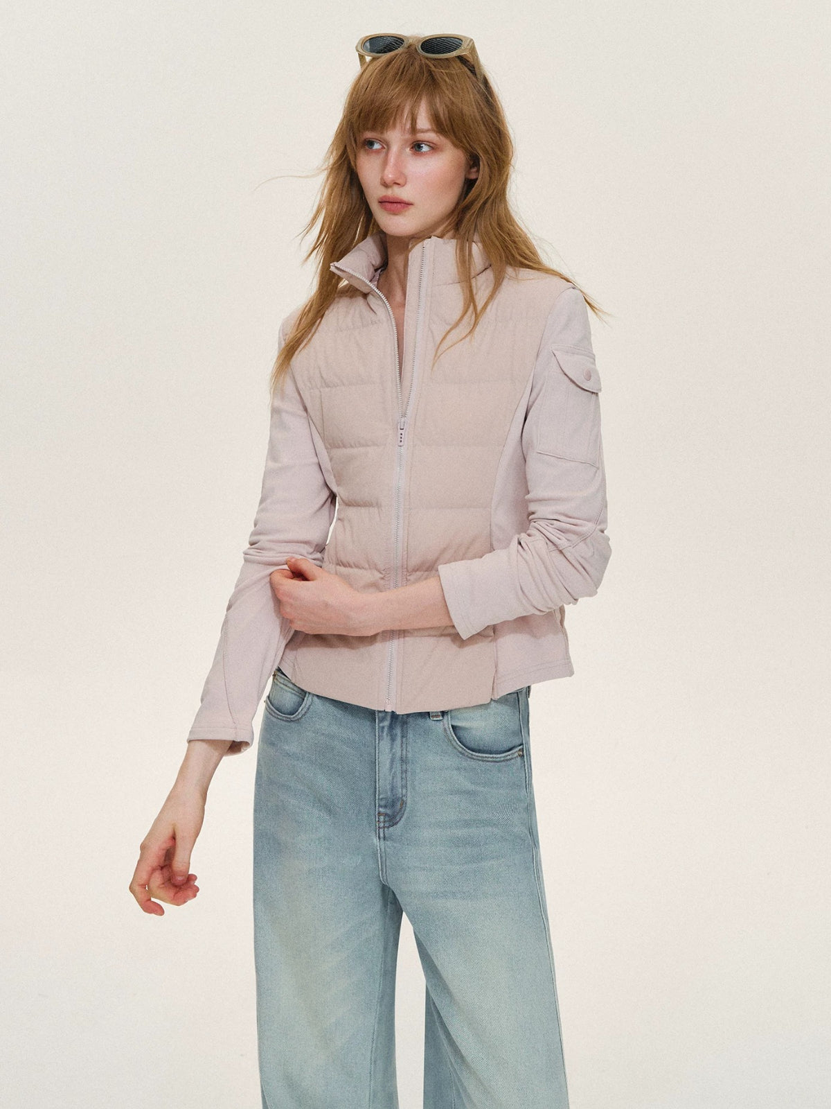 Lightweight Stand Collar Down Jacket
