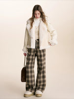 Faux Shearling Suede Jacket