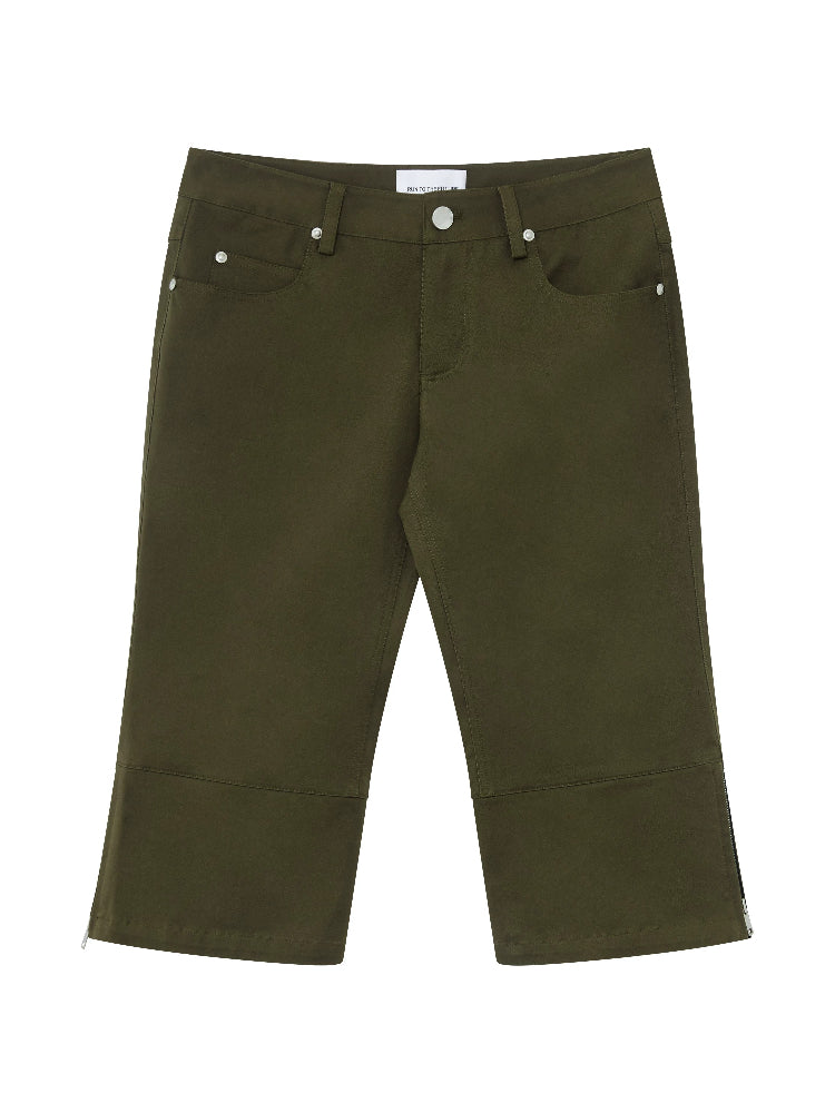 Retro Capri Cropped Pants