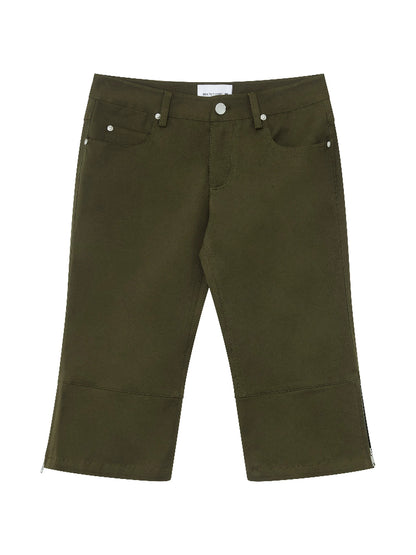 Retro Capri Cropped Pants