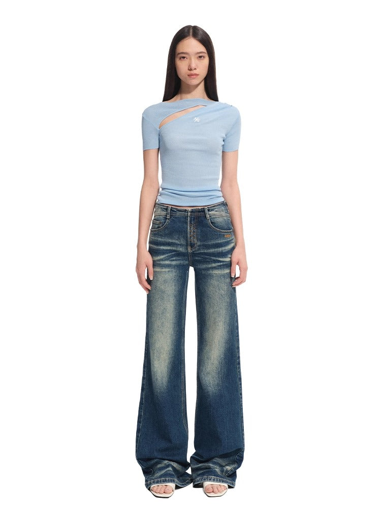 Crescent Knit Blouse