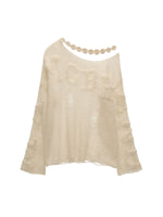 Cutout Off-Shoulder Knit Top