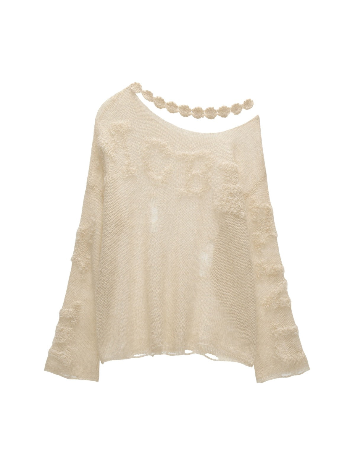 Cutout Off-Shoulder Knit Top