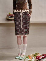 Bunny Fair Isle Knit Cardigan & Skirt Set