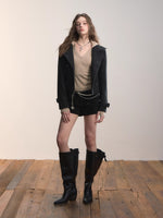 Detachable Long & Short Length Thickened Wool Coat