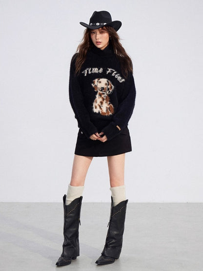 Cartoon Puppy Sweater